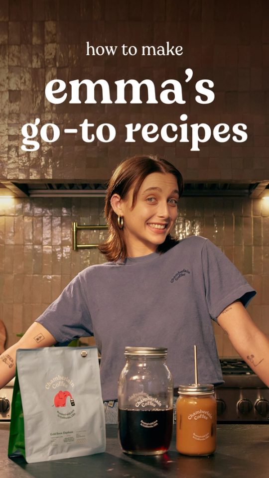 Emma chamberlain coffee recipe deals
