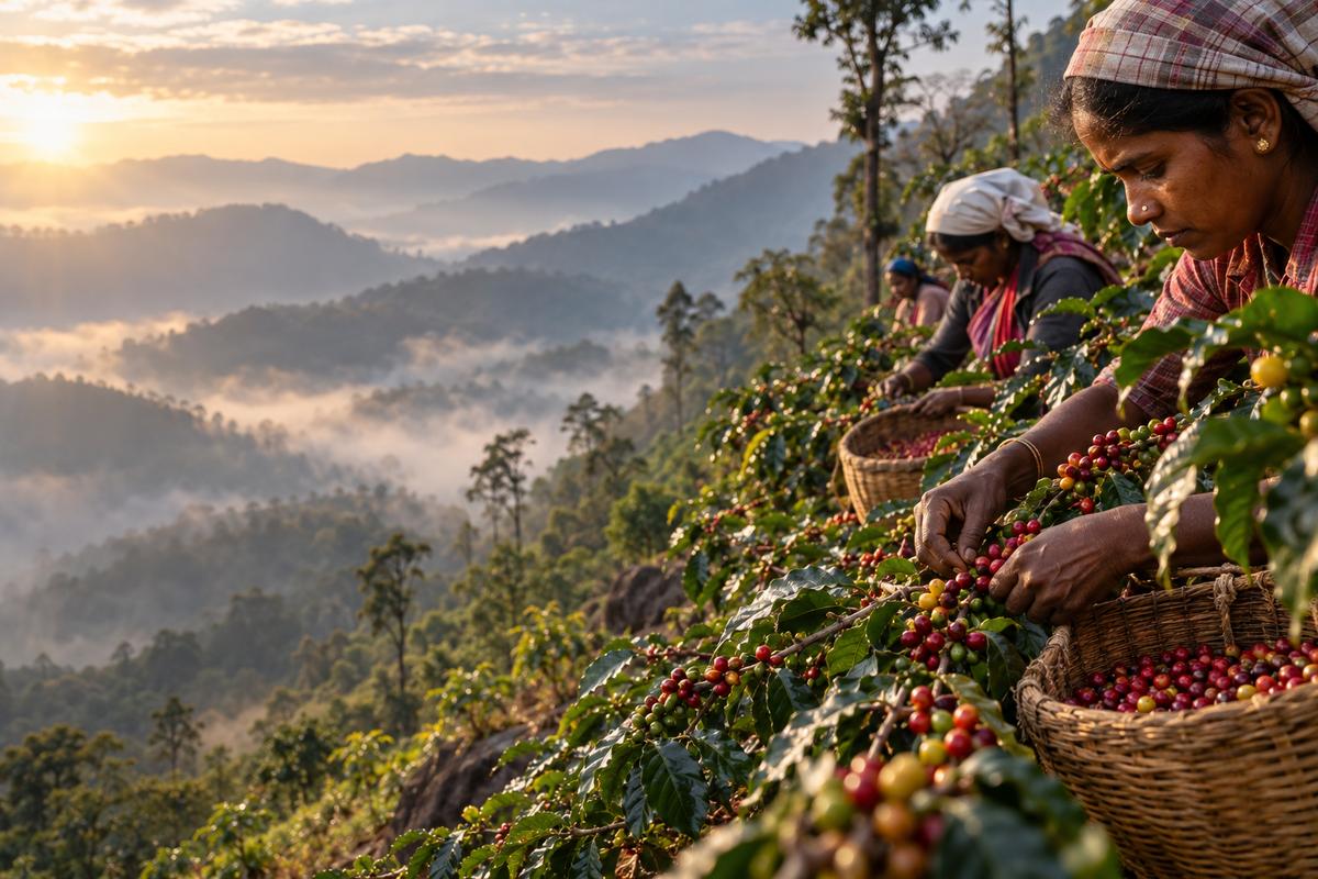 How the Indian Coffee Harvest Calendar Varies by Region
