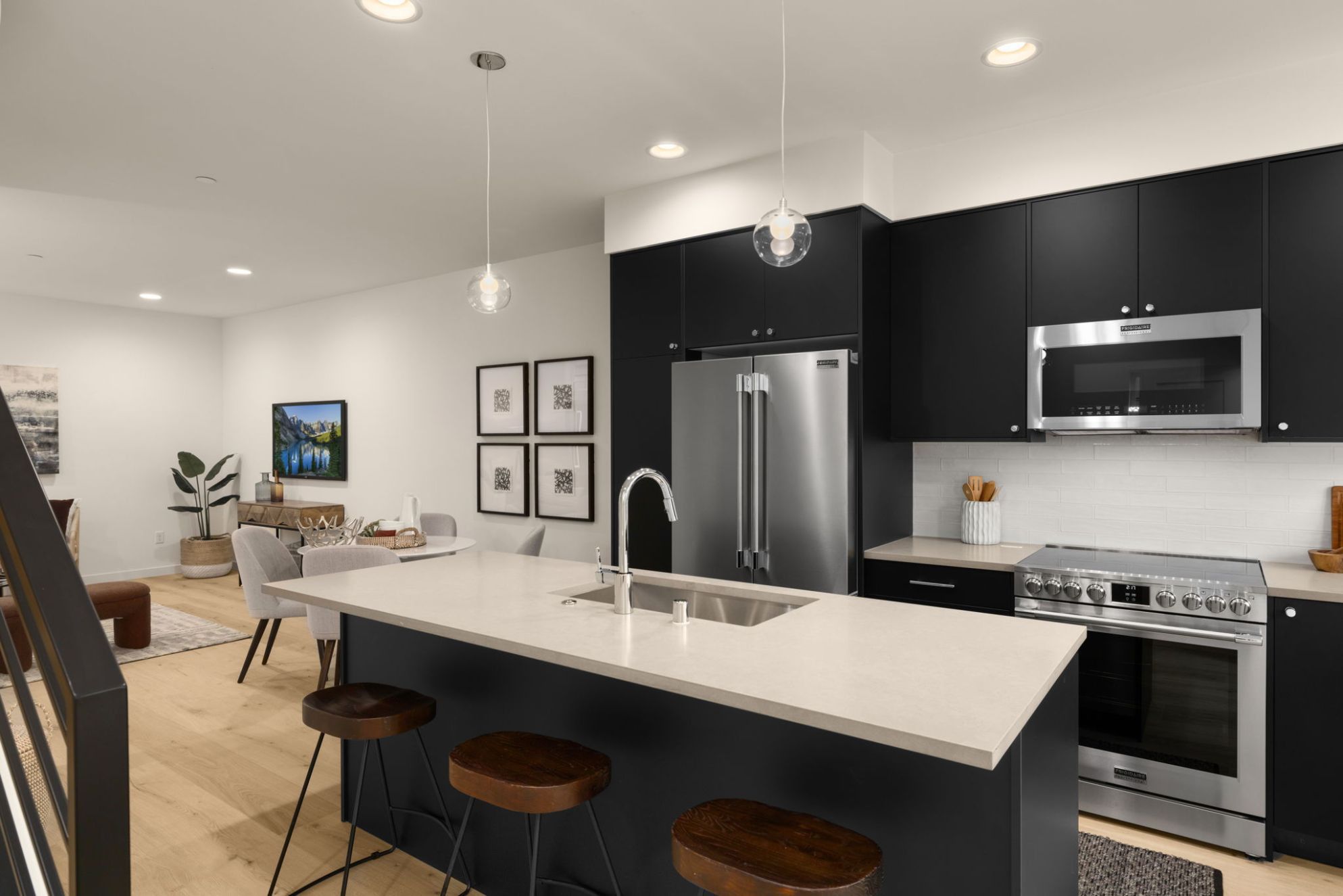 Interior finishes representative of The Alsike at Clover by Shelter Homes