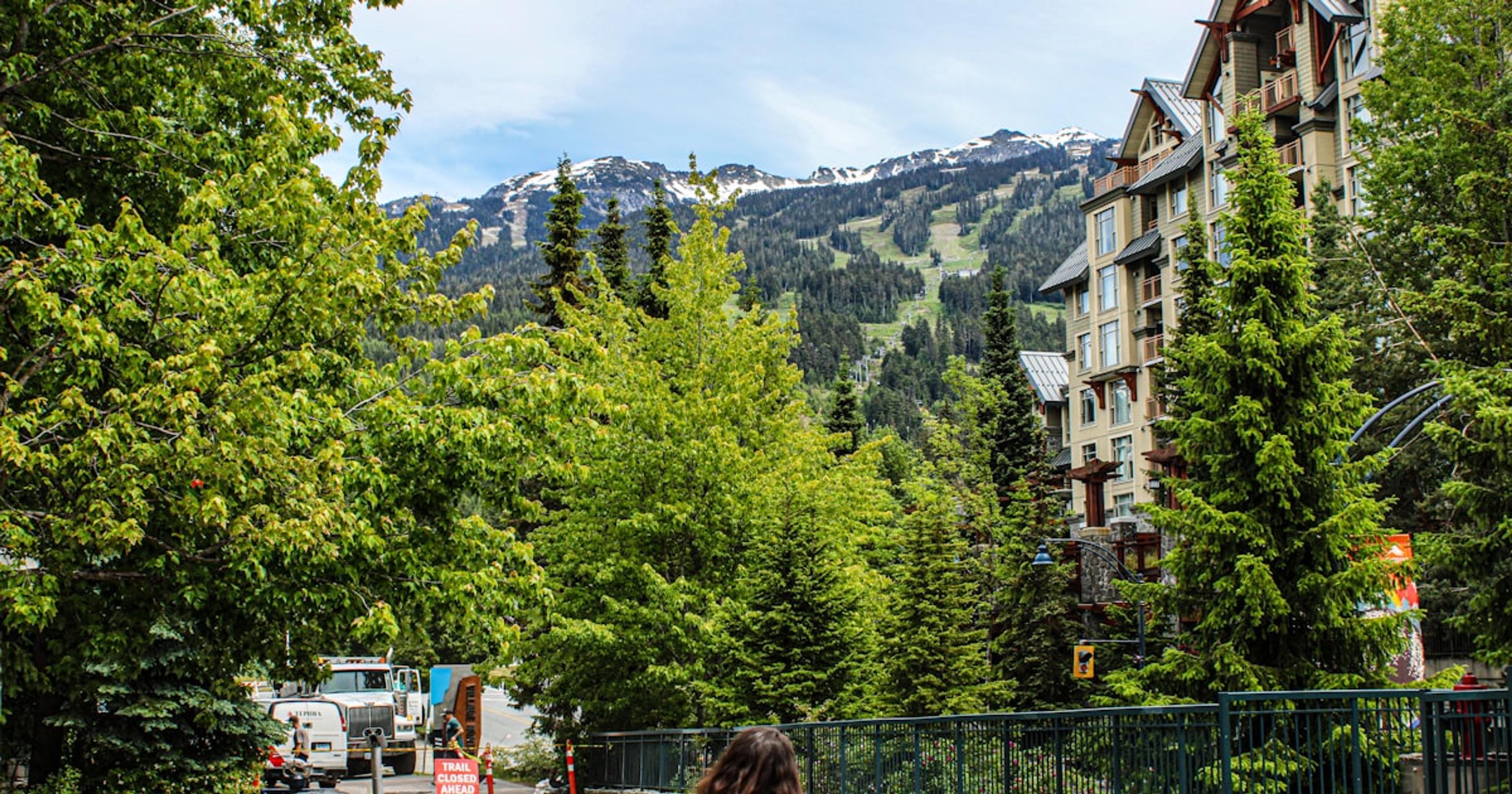A person riding a skateboard on a city street