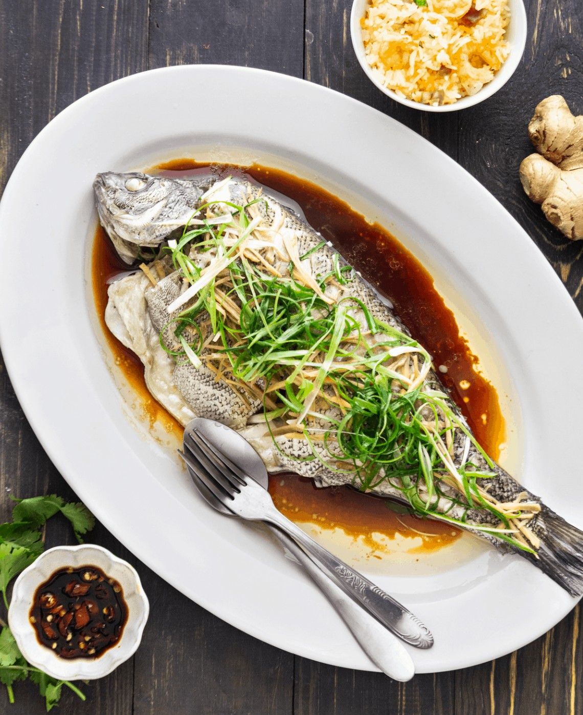 Steamed Sea Bass