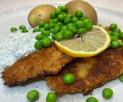 Breaded cod