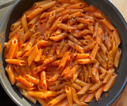 Pasta in tomato sauce