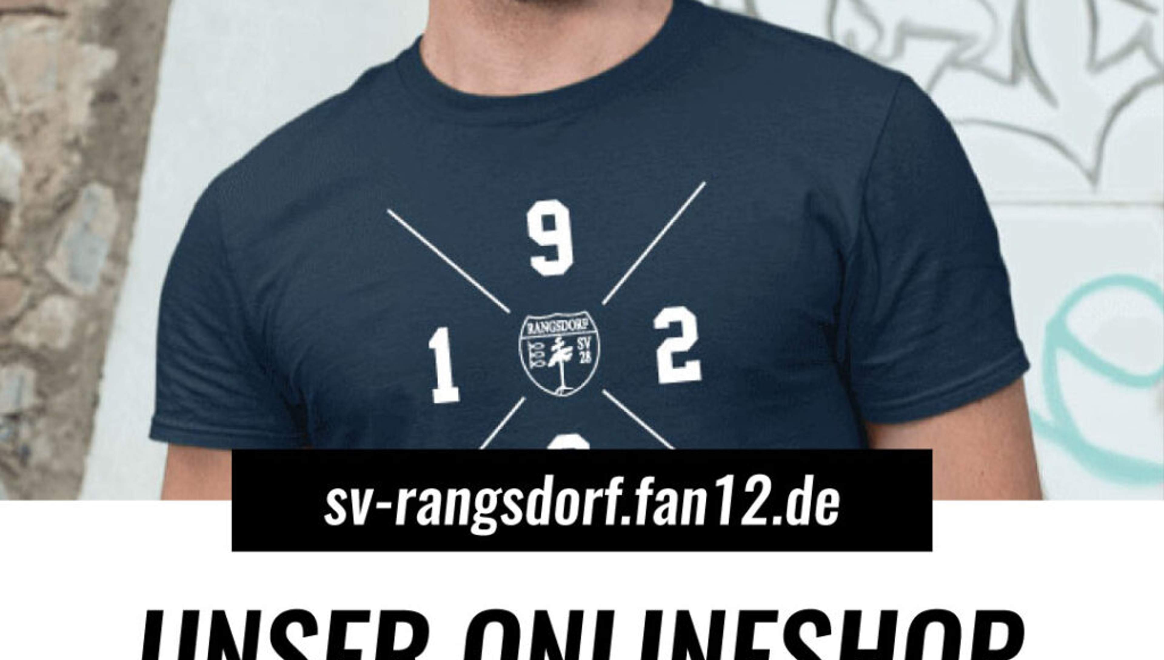 Der neue SV Rangsdorf 28 Onlineshop ist am Start; powered by Fan12