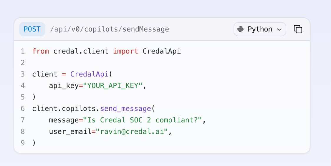Announcing Credal's API SDKs