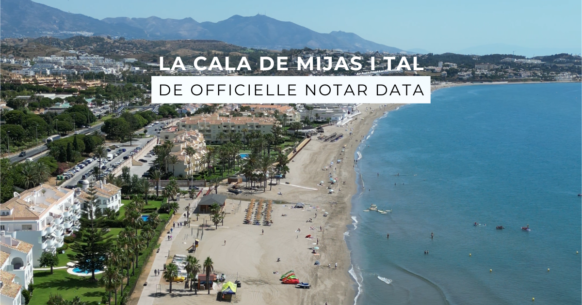 La Cala de Mijas-området i tal: hvad notar-data viser om boligmarkedet