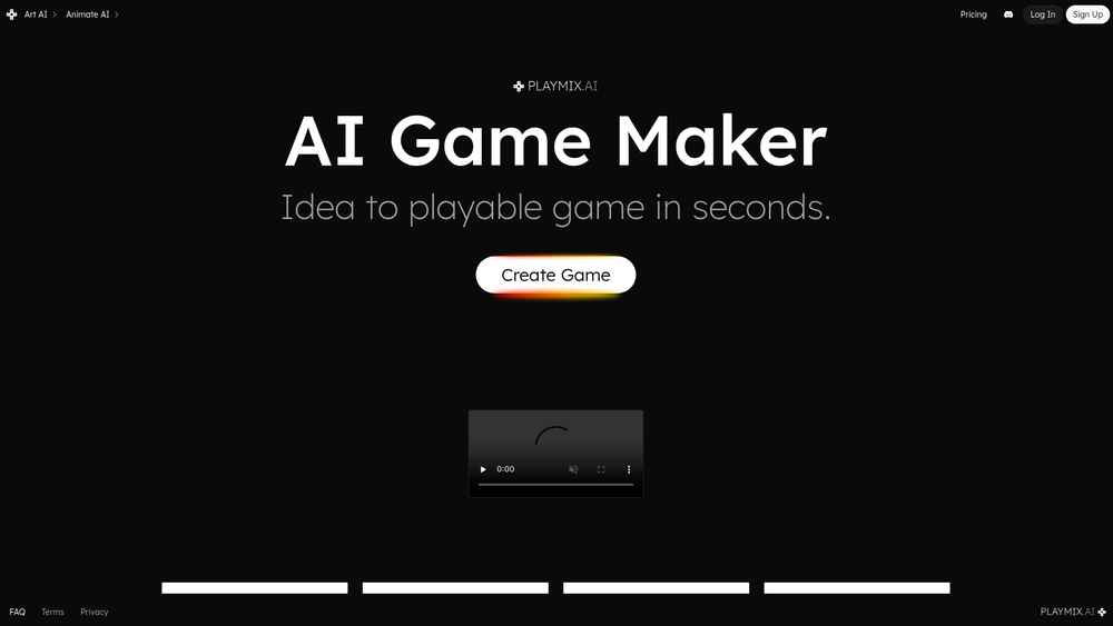 Screenshot of playmix.ai