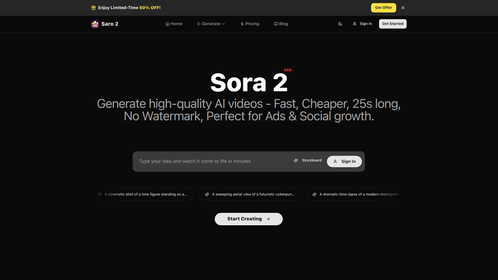Screenshot of saro2