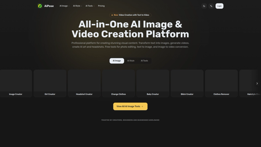 Screenshot of AiPose