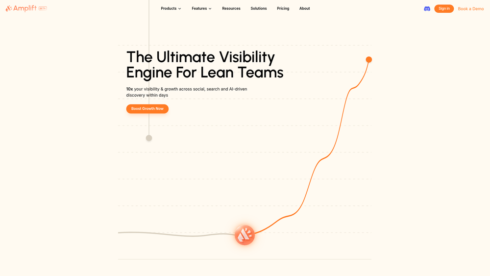 Screenshot of Amplift AI