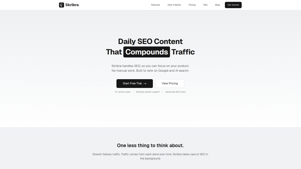 Screenshot of Skribra