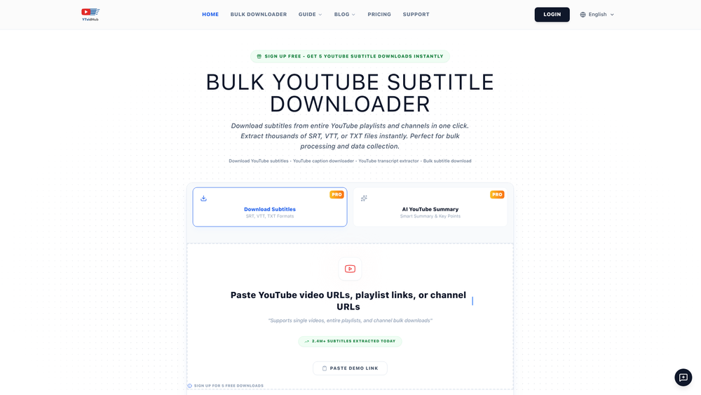 Screenshot of ytvidhub Screenshot of ytvidhub