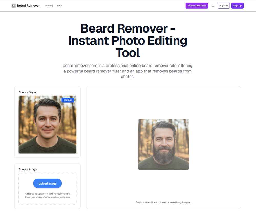 image of Beard Remover image of Beard Remover