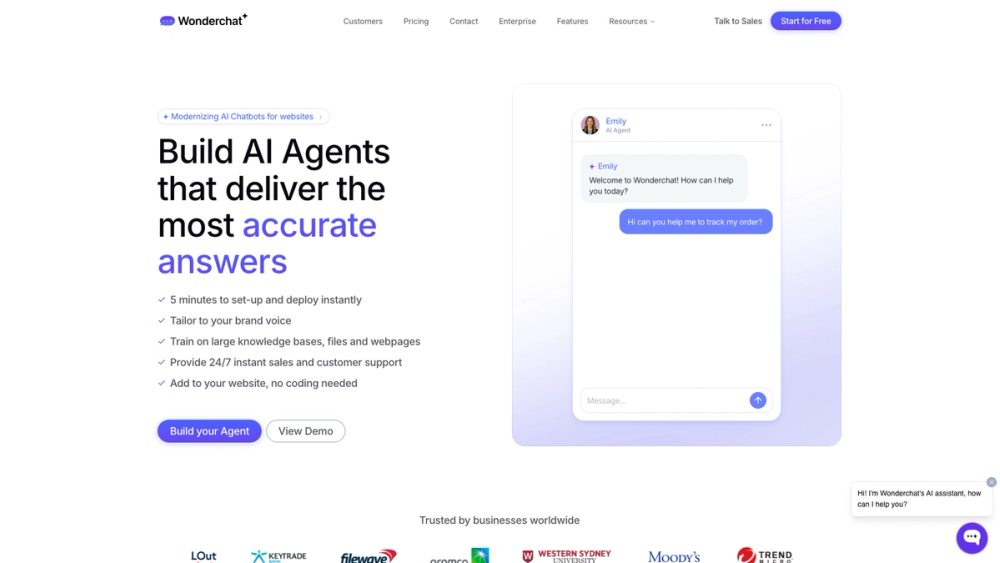 Screenshot of Wonderchat