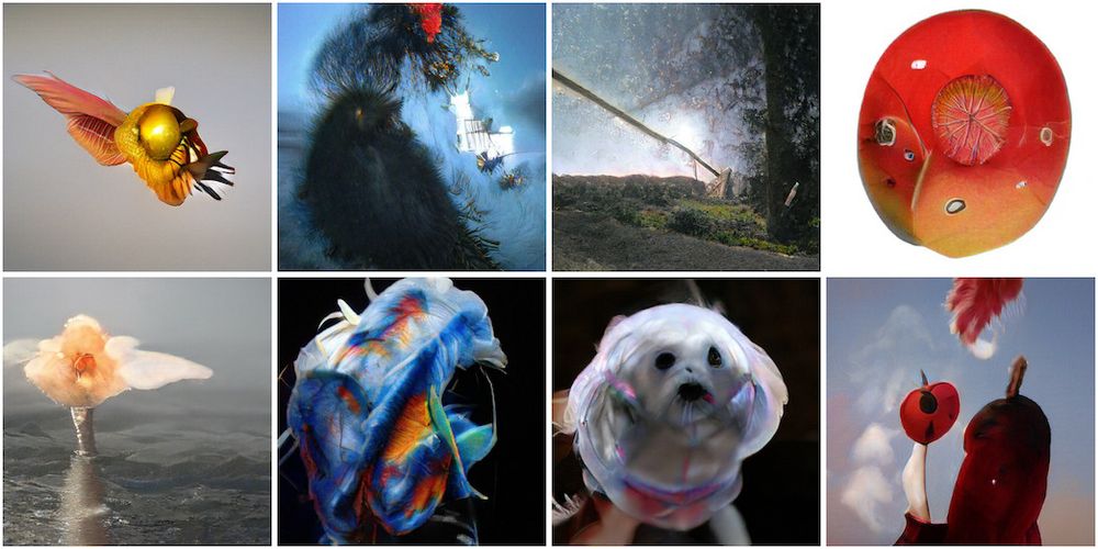 Screenshot of Artbreeder