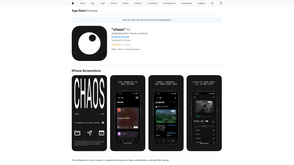 Screenshot of chaos