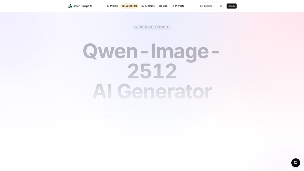 Screenshot of Qwen-Image-2512 AI