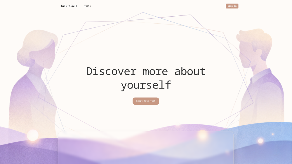 Screenshot of TalkToSoul