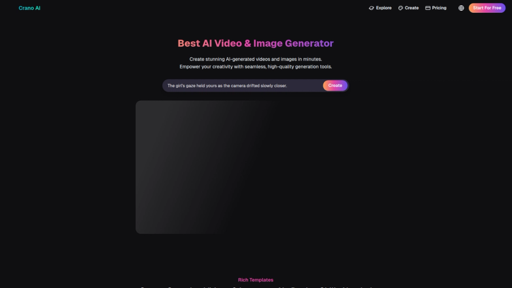Screenshot of Crano AI