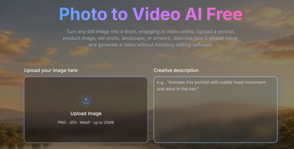 image of Photo to Video AI