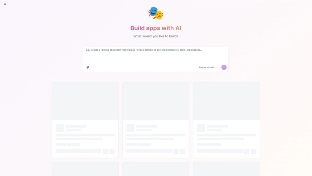 Screenshot of Shakespeare - Open Source AI Builder