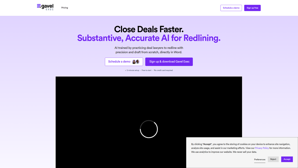 Screenshot of Gavel Exec Screenshot of Gavel Exec