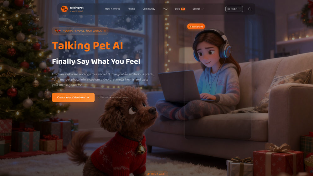 Screenshot of My Talking Pet