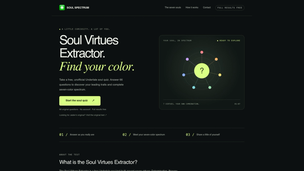 image of Soul Virtues Extractor