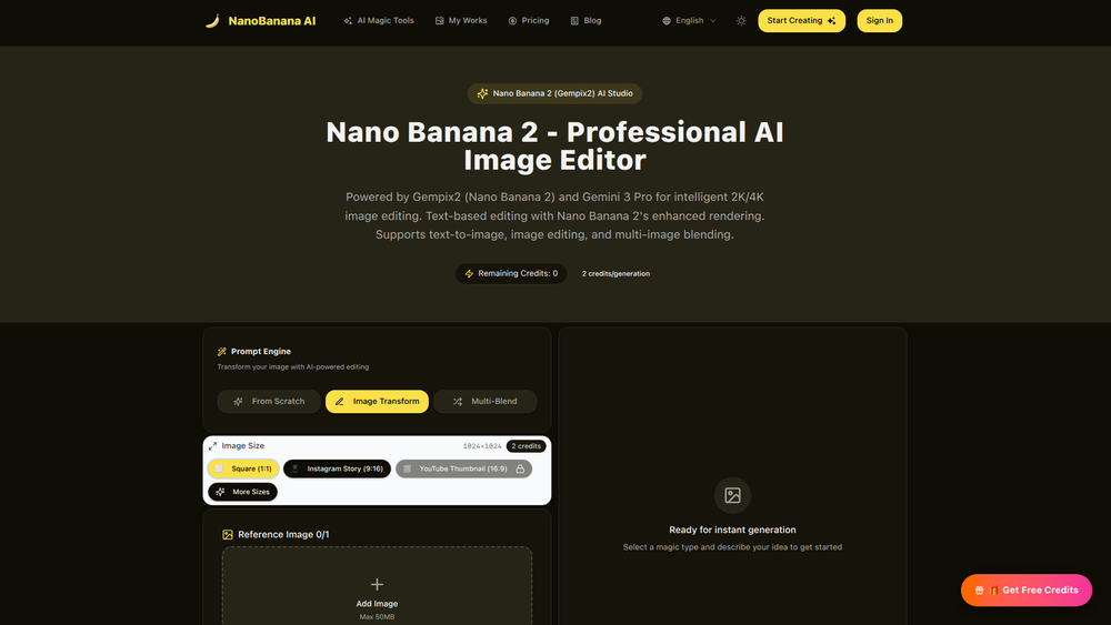 Screenshot of Nano Banana 2（Gempix2）