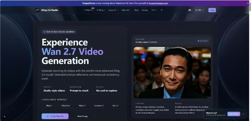 image of Kling 2.6 Studio