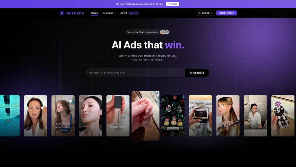 Screenshot of AdsTurbo