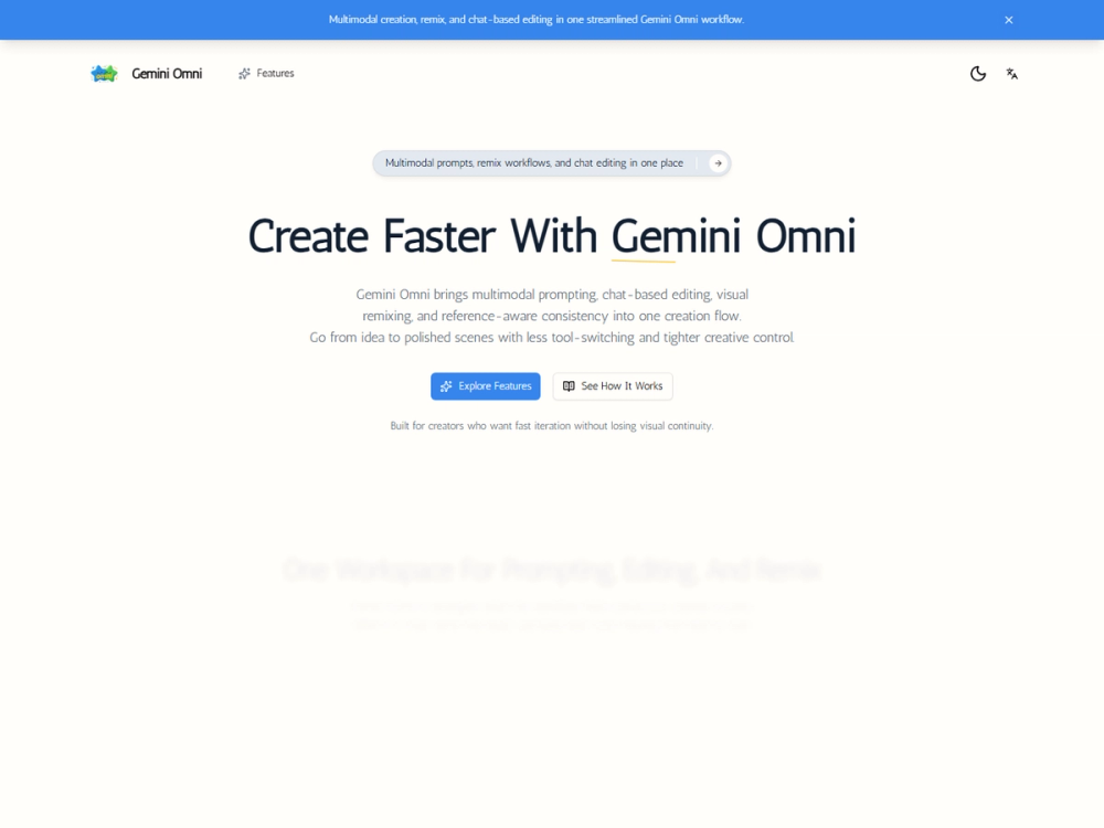 image of Gemini Omni
