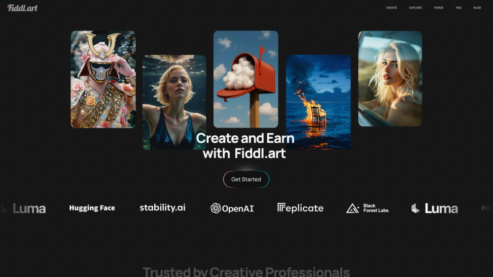 Screenshot of Fiddl.art Screenshot of Fiddl.art