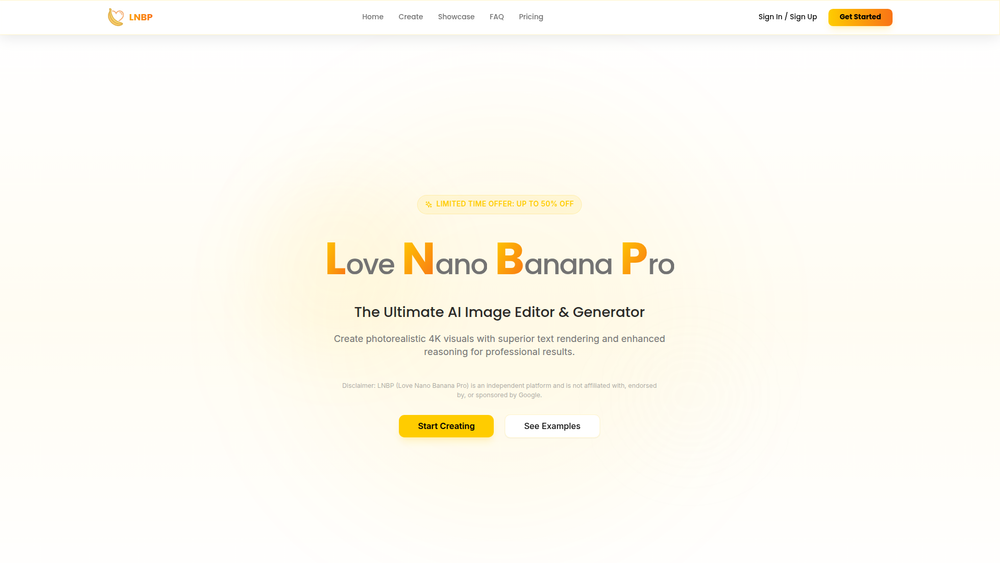 Screenshot of LNBP: Love Nano Banana Pro