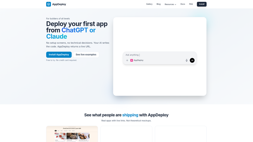 Screenshot of AppDeploy Screenshot of AppDeploy