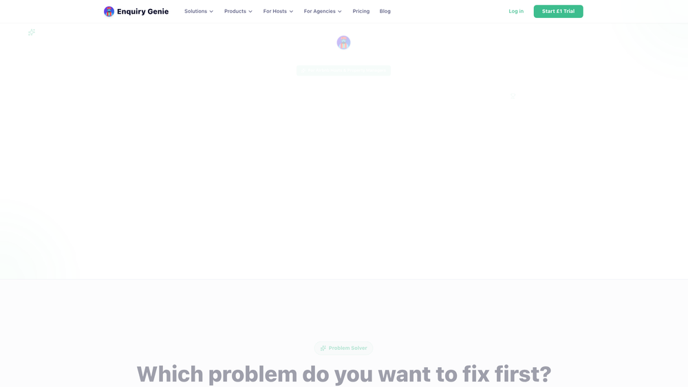 Screenshot of Airbnb Genie AI
