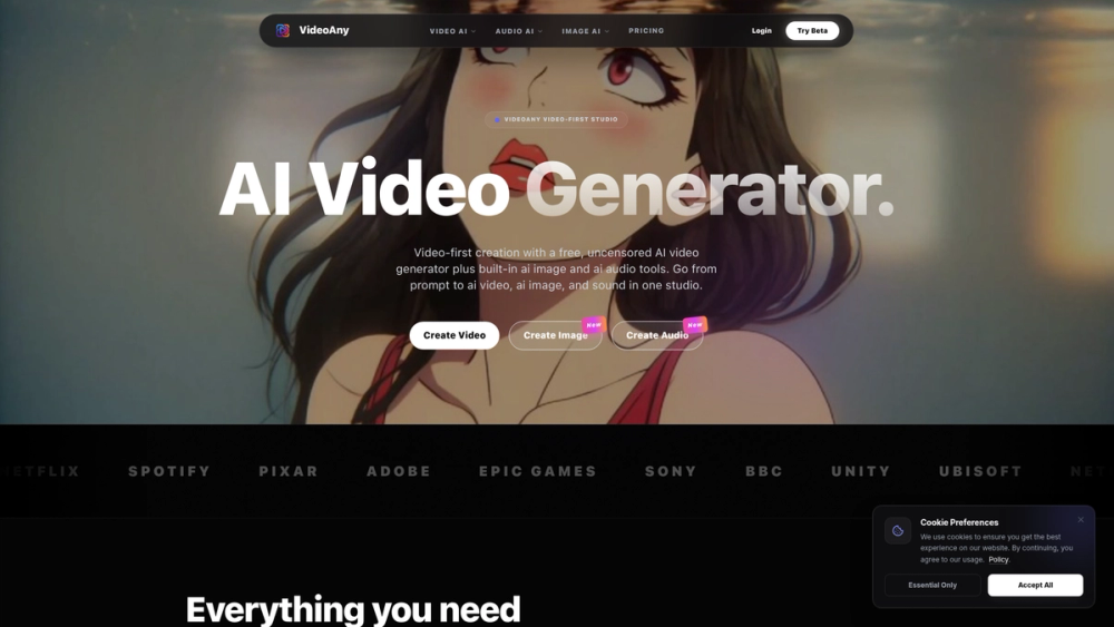 Screenshot of VideoAny Screenshot of VideoAny