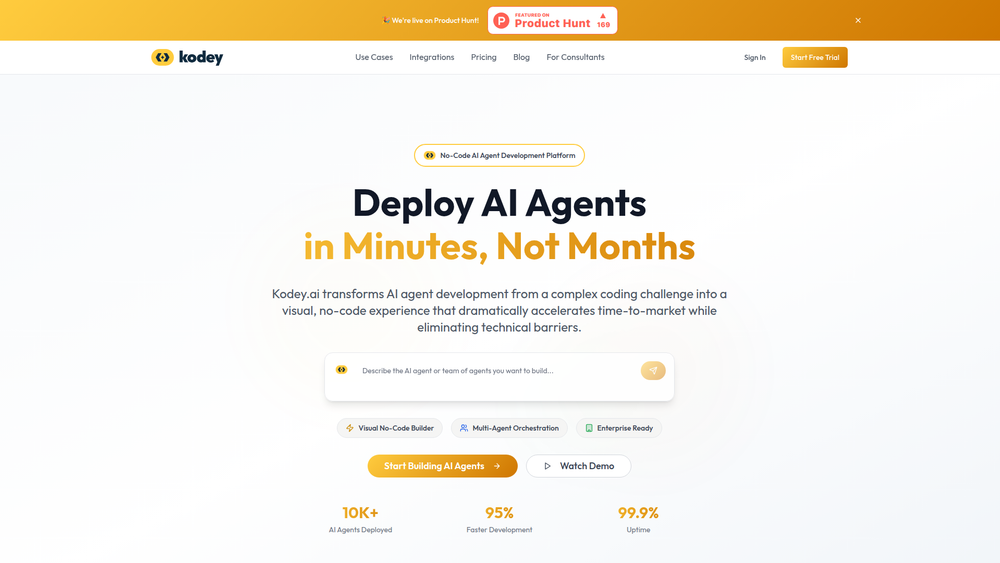 Screenshot of Kodey.ai