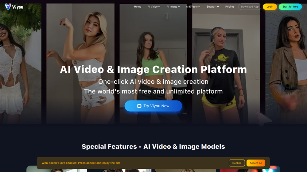 Screenshot of Viyou AI