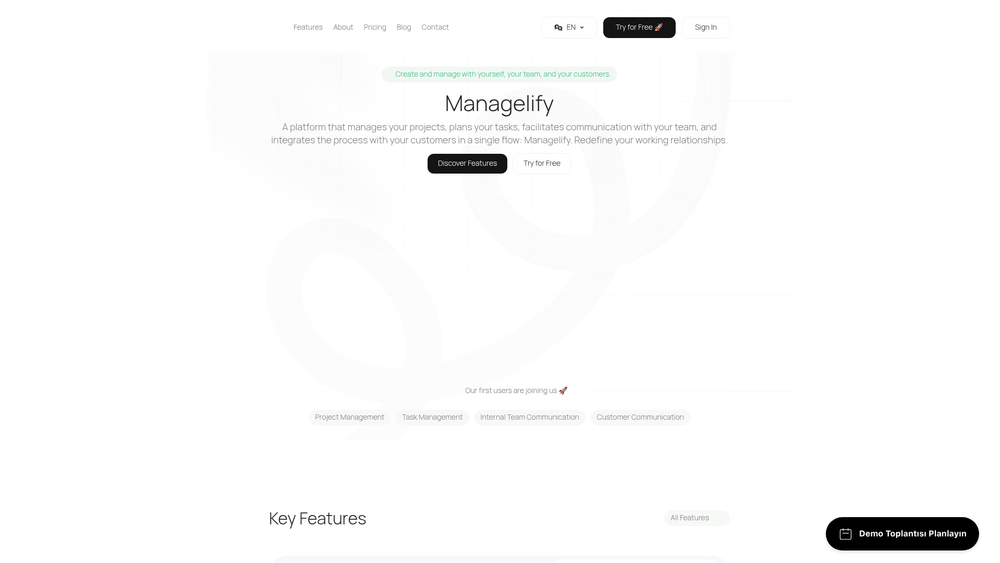 Screenshot of Managelify
