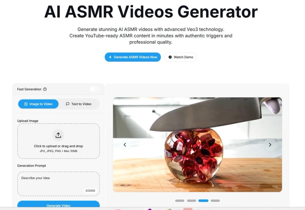 image of AI ASMR Videos Generator