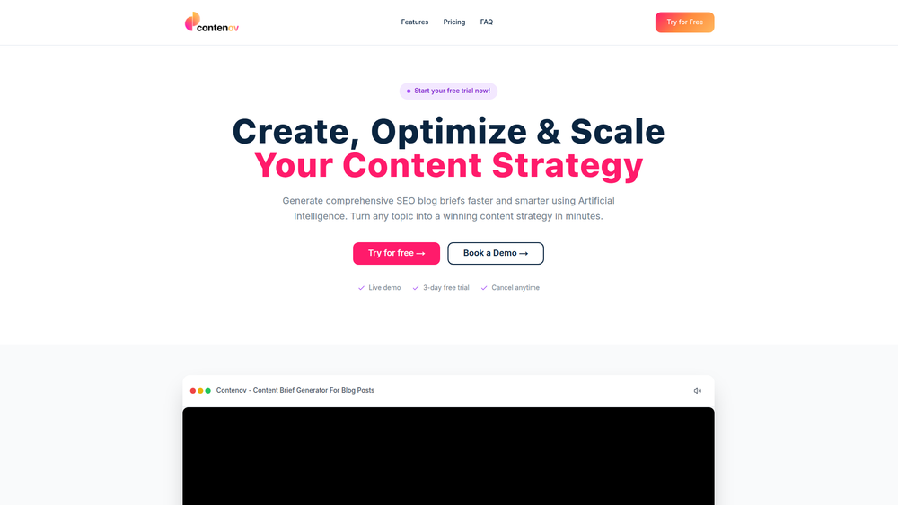 Screenshot of Contenov