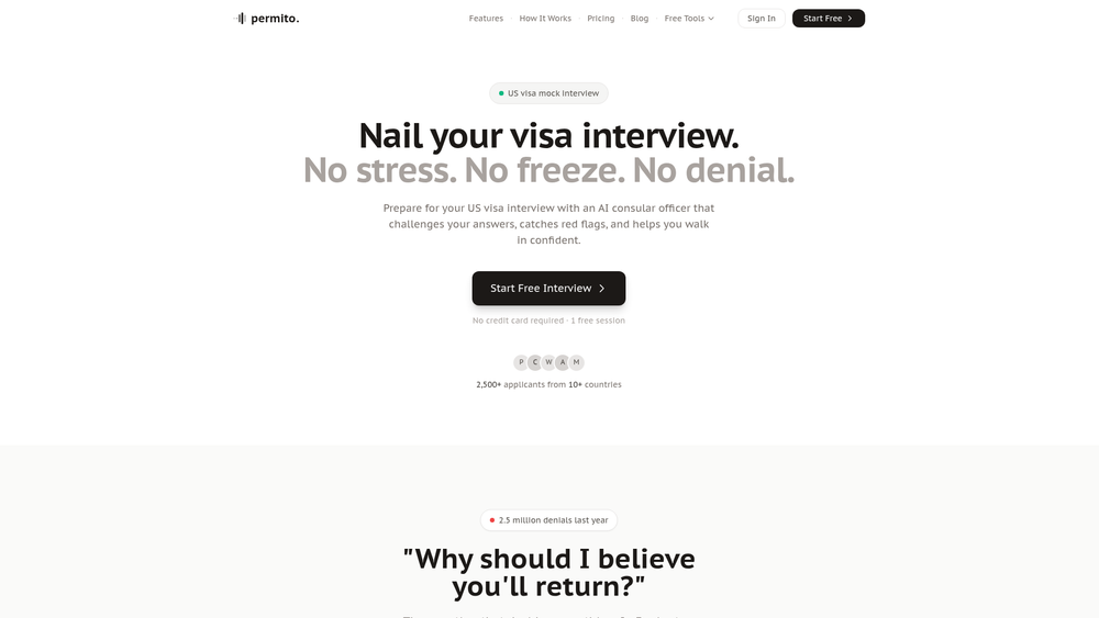 Screenshot of Permito Screenshot of Permito