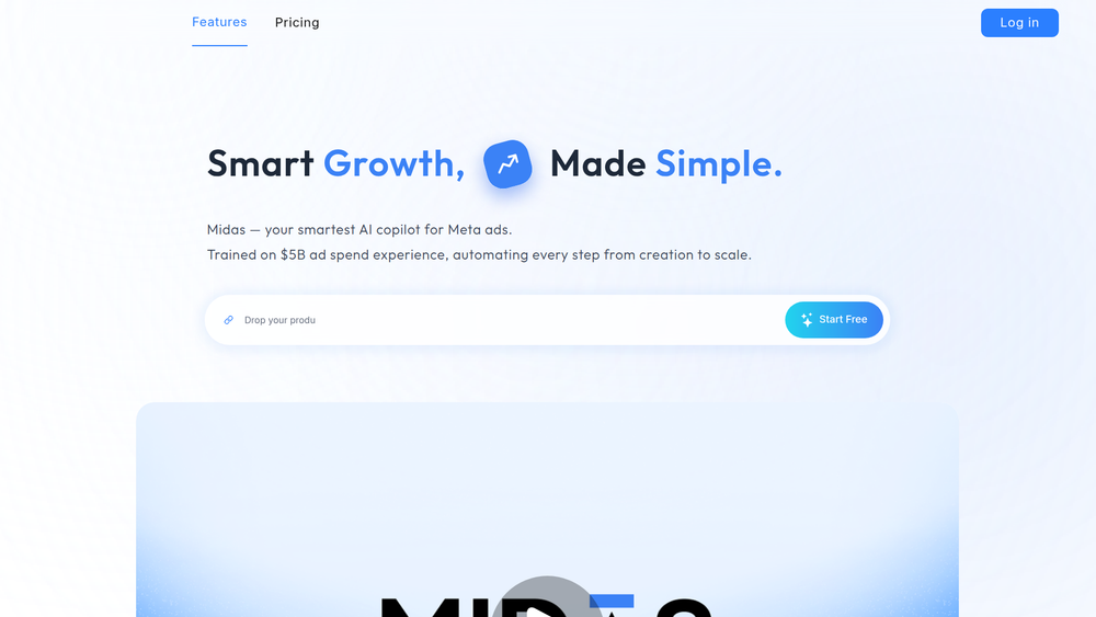 Screenshot of Midas AI