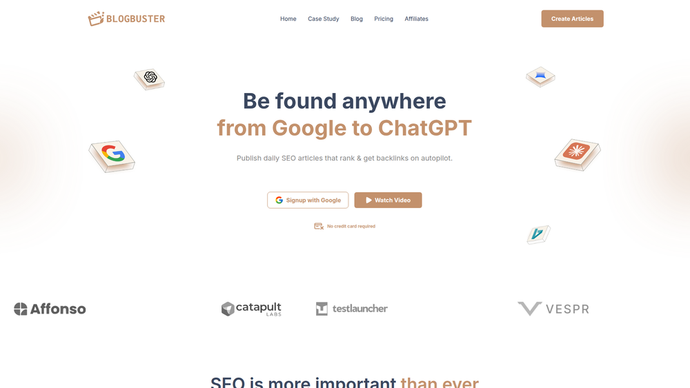 Screenshot of BlogBuster Screenshot of BlogBuster