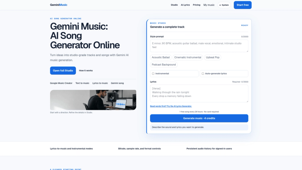 image of GeminiMusic