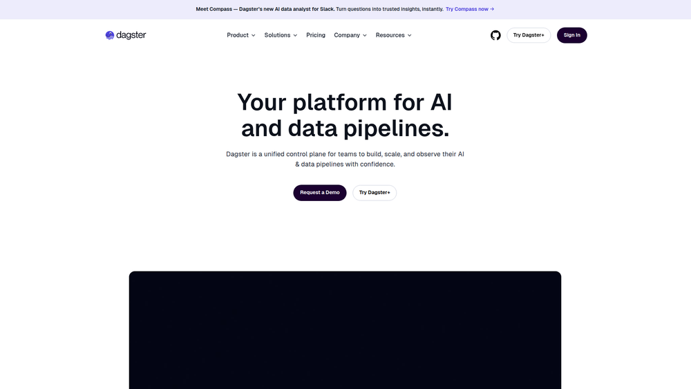 Screenshot of Dagster Screenshot of Dagster
