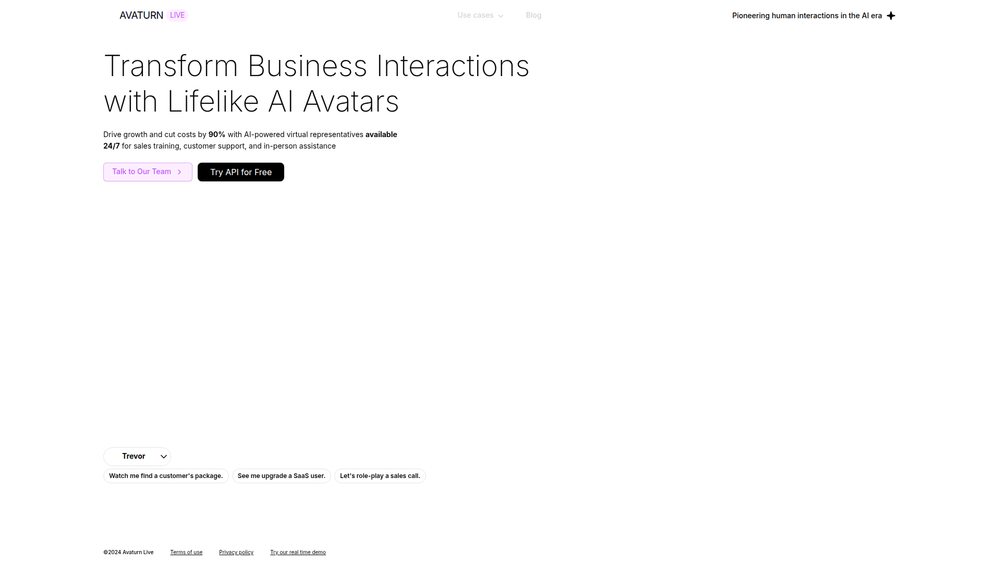 Screenshot of Avaturn Live Screenshot of Avaturn Live