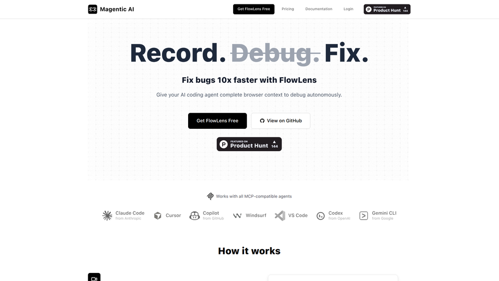 Screenshot of FlowLens