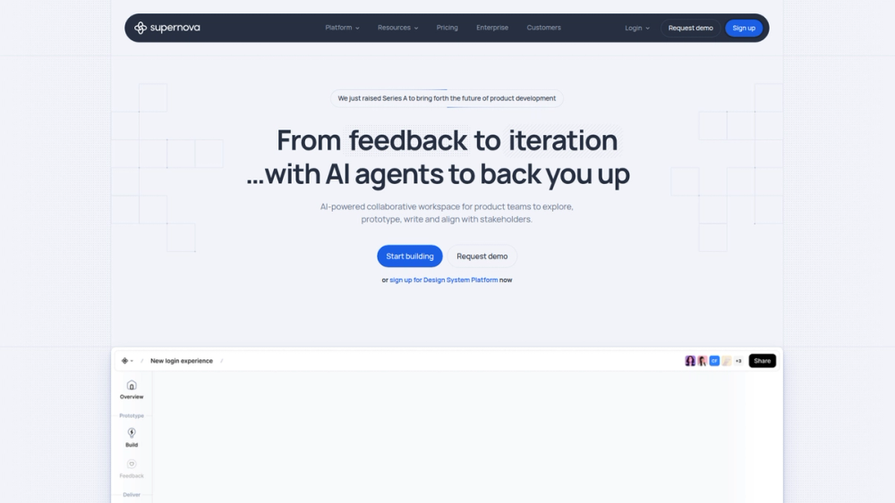 Screenshot of Supernova.io Screenshot of Supernova.io